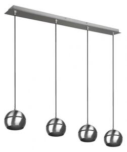 Lustră pe cablu FLETCHER 4xE14/40W/230V crom mat Trio