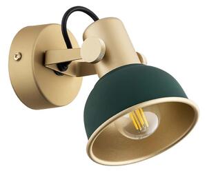 Spot LENORA 1xE14/7W/230V auriu/verde Argon 8247