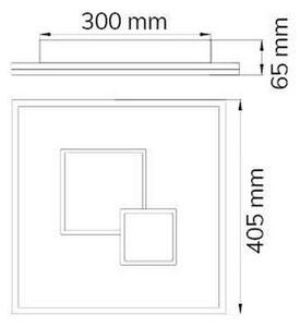 Plafonieră LED dimabilă NADRA LED/27W/230V Wofi 11247
