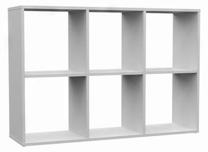 Drohmo Malax, etajeră 2x3, alb