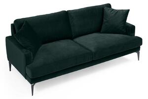 Canapea Fixă AZURRO, 2 locuri, 175x90x85 cm, Velutto-Verde
