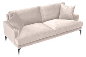 Canapea Fixă AZURRO, 2 locuri, 175x90x85 cm, Velutto-Bej