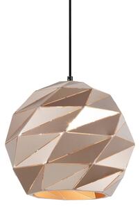 ITALUX PND-2424-1L-GD -Lustră pe cablu PALERMO 1xE27/40W/230V d. 32 cm roz-auriu