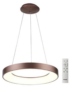 Azzardo AZ5007 - Lustră LED dimabilă pe cablu SANTANA LED/50W/230V maro + + telecomandă