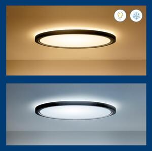 WiZ - Plafonieră LED RGB SUPERSLIM dimabilă 22W 230V Wi-Fi negru
