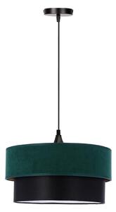 Lustră pe cablu SOLANTO 1xE27/60W/230V verde/negru