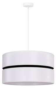 Lustră pe cablu Duolla DUO 1xE27/15W/230V d. 40 cm alb/negru