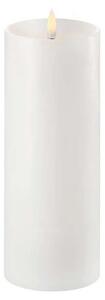 Lumânare Stâlp LED w/shoulder 7,8x20 cm Nordic White - Uyuni Lighting