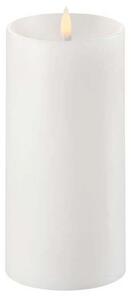 Lumânare Stâlp LED w/shoulder 7,8x15 cm Nordic White - Uyuni Lighting
