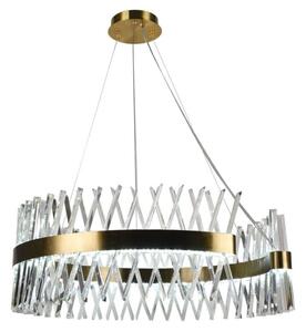 Lustră LED dimabilă pe cablu LED/175W/230V 3000-6500K auriu + telecomandă