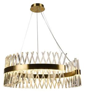 Lustră LED dimabilă pe cablu LED/175W/230V 3000-6500K auriu + telecomandă
