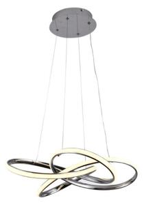 Lustră LED dimabilă pe cablu LED/65W/230V 3000-6500K gri + telecomandă