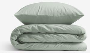Goldea lenjerie de pat din 100% bumbac - verde salvie 160 x 200 și 2buc 50 x 70 cm