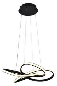 Lustră LED dimabilă pe cablu LED/40W/230V 3000-6500K negru + telecomandă