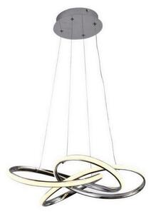Lustră LED dimabilă pe cablu LED/65W/230V 3000-6500K gri + telecomandă