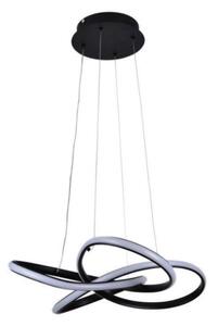 Lustră LED dimabilă pe cablu LED/40W/230V 3000-6500K negru + telecomandă