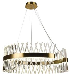 Lustră LED dimabilă pe cablu LED/175W/230V 3000-6500K auriu + telecomandă
