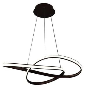 Lustră LED dimabilă pe cablu Brilagi COSMOWAVE LED/70W/230V 3000-6500K maro + telecomandă