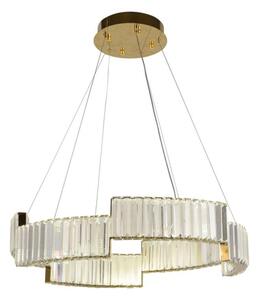 Lustră LED dimabilă pe cablu LED/40W/230V 3000-6500K auriu + telecomandă
