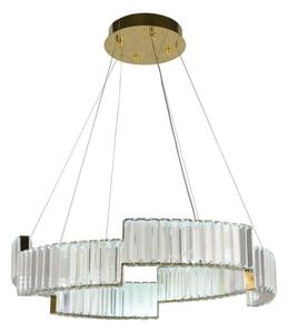 Lustră LED dimabilă pe cablu LED/40W/230V 3000-6500K auriu + telecomandă