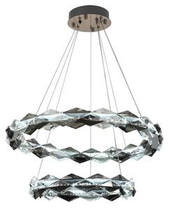Lustră LED dimabilă pe cablu LED/65W/230V 3000-6500K crom + telecomandă