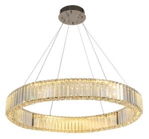 Lustră LED dimabilă pe cablu LED/50W/230V 3000-6500K crom + telecomandă