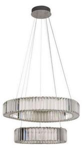 Lustră LED dimabilă pe cablu LED/65W/230V 3000-6500K crom + telecomandă