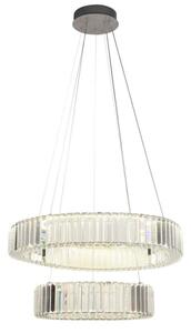 Lustră LED dimabilă pe cablu LED/65W/230V 3000-6500K crom + telecomandă