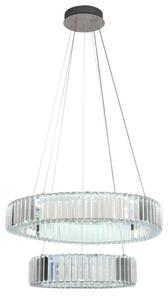 Lustră LED dimabilă pe cablu LED/65W/230V 3000-6500K crom + telecomandă