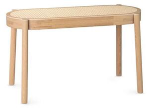 Pal Bench 80 Black Light Oiled Oak/Light Mesh - Northern