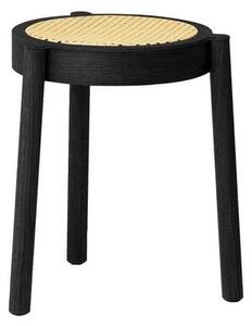 Pal Stool Black Painted Oak/Light Mesh - Northern