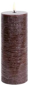 Lumânare Stâlp LED 7,8x20,3 cm Rustic Brown - Uyuni Lighting