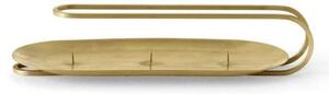 Clip Suport pentru Lumânări Masă 3-Arm H5 Brass - Audo Copenhagen
