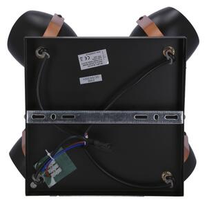 Spot ANICA 4xE14/40W/230V negru/cupru
