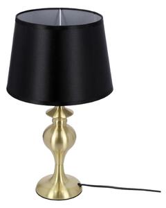 Lampă de masă PRIMA GOLD 1xE27/60W/230V negru/auriu