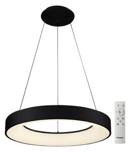 Azzardo AZ5012 - Lustră LED dimabilă pe cablu SANTANA LED/80W/230V negru + + telecomandă