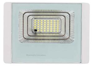Proiector solar LED exterior 12W, 3,2V, IP65, 4000K cu telecomandă
