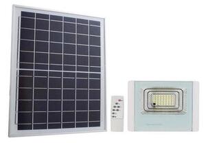 Proiector LED solar de exterior LED/12W/3,2V IP65 4000K + telecomandă