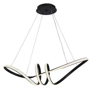 Lustră LED pe cablu LED/24W/230V 3000K negru