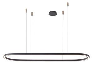 Lustră LED dimabilă pe cablu ELENA LED/50W/230V 120 cm negru Azzardo AZ5055