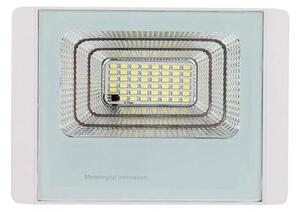 Proiector solar LED exterior 12W, 3,2V, IP65, 6400K cu telecomandă