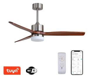 Ventilator LED Immax NEO 07165-S ELEGANTE LED/18W/230V Wi-Fi Tuya + telecomandă
