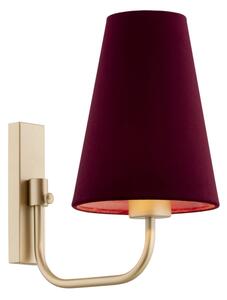 Lampă de perete SAFIANO 1xE27/15W/230V roșu-burgund Argon 8376