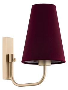 Lampă de perete SAFIANO 1xE27/15W/230V roșu-burgund Argon 8376