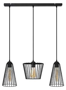 Lustră pe cablu TORRI 3xE27/15W/230V negru