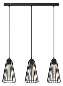 Lustră pe cablu TORRI 3xE27/15W/230V negru
