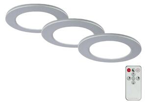 SET 3x plafonieră LED dimabilă pentru baie LED/4,8W/230V IP44 Briloner + telecomandă