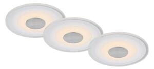 SET 3x corp de iluminat LED încastrat pentru baie LED/6W/230V IP44 crom Briloner