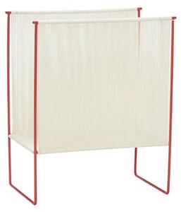 String Magazine Holde Red/White - Hübsch