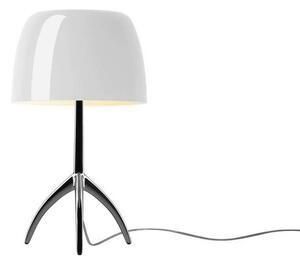 Lumiere Piccola Veioză E14 Black Chrome/White - Foscarini